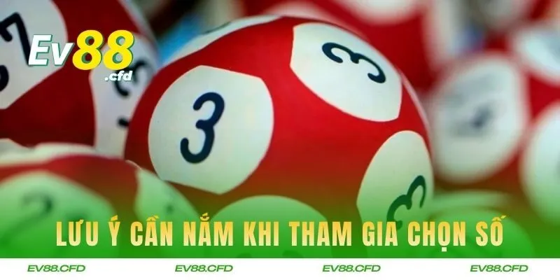 Lưu ý cần nắm khi tham gia chọn số